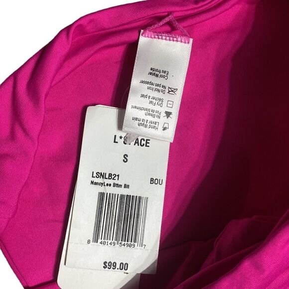 L space Nancy lee bikini bottom new bougainvillea + top not new - Picture 9 of 10